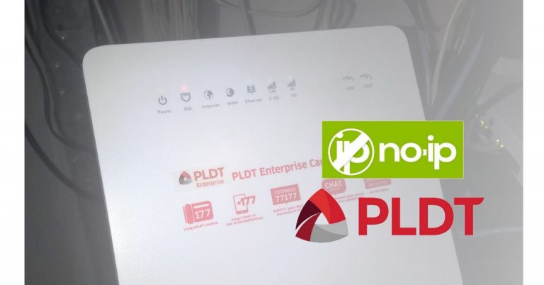 No-Ip Dynamic DNS setup in PLDT Modem