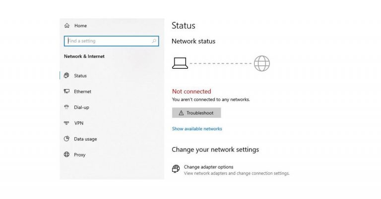 No internet connection in Windows 10? The Quick fix