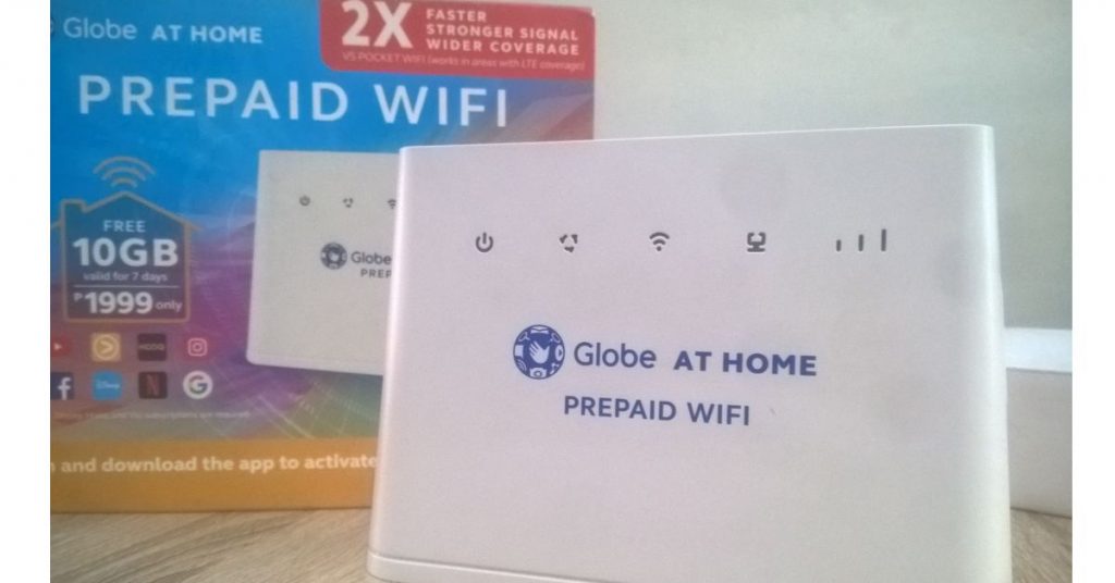 Globe at Home Prepaid Wi-Fi modem